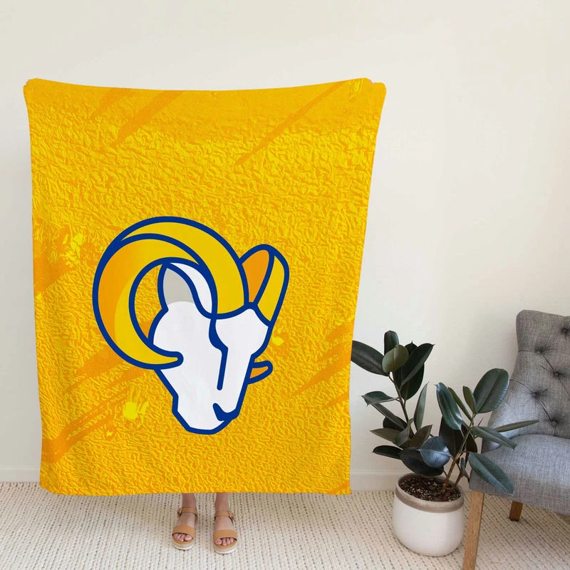 Excellent NFL Football Club Los Angeles Rams Fleece Blanket