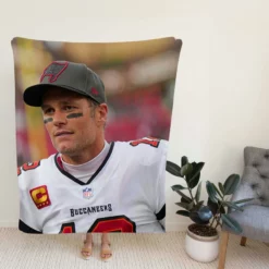Excellent NFL Player Tom Brady Fleece Blanket