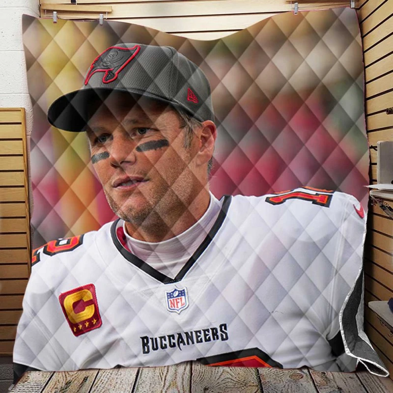 Excellent NFL Player Tom Brady Quilt Blanket