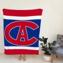 Excellent NHL Hockey Team Montreal Canadiens Fleece Blanket