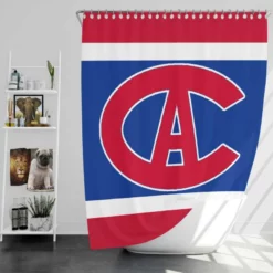 Excellent NHL Hockey Team Montreal Canadiens Shower Curtain
