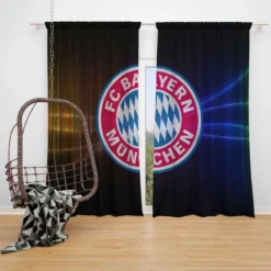 Excellent Soccer Club FC Bayern Munich Window Curtain