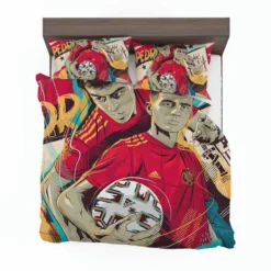 Excellent Spanish Football Player Pedri Bedding Set 1