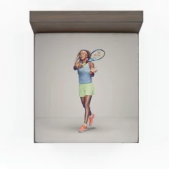 Excellent Tennis Player Naomi Osaka Fitted Sheet