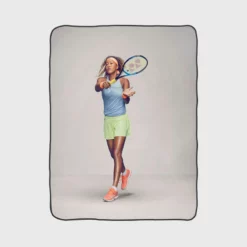 Excellent Tennis Player Naomi Osaka Fleece Blanket 1