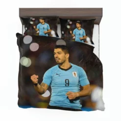 Excellent Uruguay Soccer Player Luis Suarez Bedding Set 1