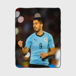 Excellent Uruguay Soccer Player Luis Suarez Fleece Blanket 1