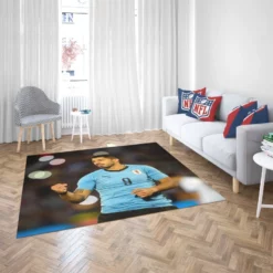 Excellent Uruguay Soccer Player Luis Suarez Rug 2