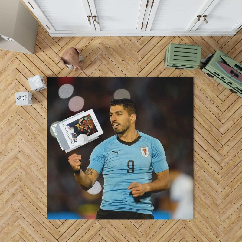 Excellent Uruguay Soccer Player Luis Suarez Rug