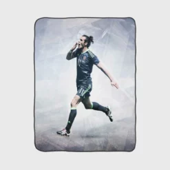 Excellent Welsh Football Player Gareth Bale Fleece Blanket 1