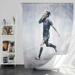 Excellent Welsh Football Player Gareth Bale Shower Curtain