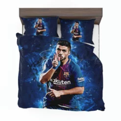 Exciting Barca Football Club Luis Suarez Bedding Set 1