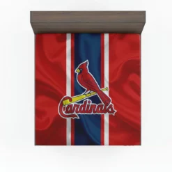 Exciting Baseball Team St Louis Cardinals Fitted Sheet