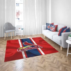 Exciting Baseball Team St Louis Cardinals Rug 2