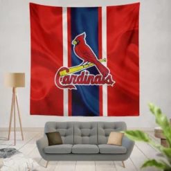 Exciting Baseball Team St Louis Cardinals Tapestry