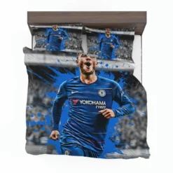 Exciting Chelsea Football Player Eden Hazard Bedding Set 1