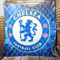 Exciting Football Club Chelsea Quilt Blanket