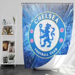 Exciting Football Club Chelsea Shower Curtain