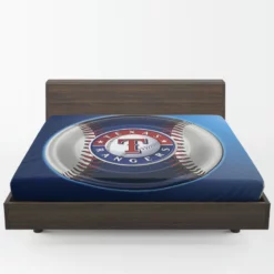 Exciting MLB Club Texas Rangers Fitted Sheet 1