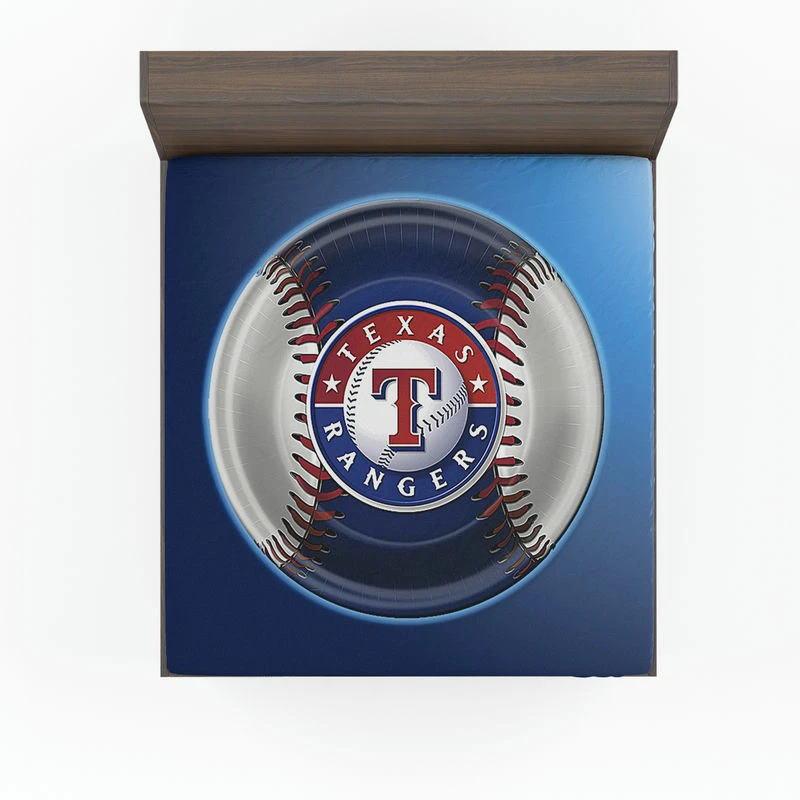 Exciting MLB Club Texas Rangers Fitted Sheet