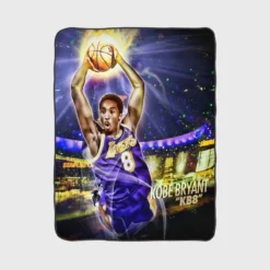 Exciting NBA Basketball Player Kobe Bryant Fleece Blanket 1