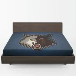Exciting NBA Basketball Team Minnesota Timberwolves Fitted Sheet 1