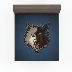 Exciting NBA Basketball Team Minnesota Timberwolves Fitted Sheet