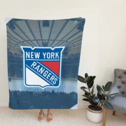 Exciting NHL Hockey Club New York Rangers Fleece Blanket