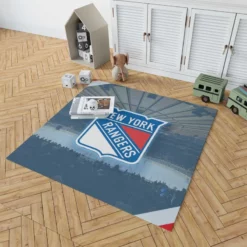 Exciting NHL Hockey Club New York Rangers Rug 1