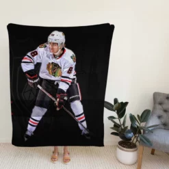 Exciting NHL Hockey Player Patrick Kane Fleece Blanket