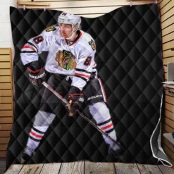 Exciting NHL Hockey Player Patrick Kane Quilt Blanket