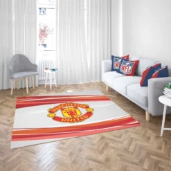 Exciting Soccer Club Manchester United FC Rug 2