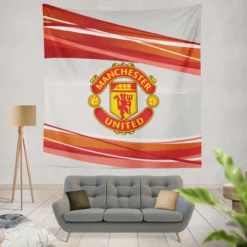 Exciting Soccer Club Manchester United FC Tapestry