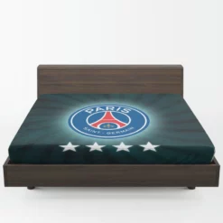 Exciting Soccer Team Paris Saint Germain FC Fitted Sheet 1