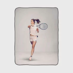 Exellelant Russian Tennis Player Daria Kasatkina Fleece Blanket 1