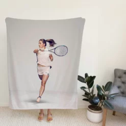 Exellelant Russian Tennis Player Daria Kasatkina Fleece Blanket