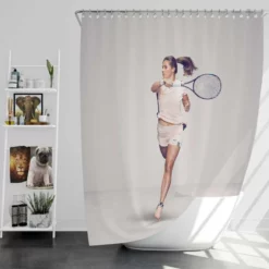 Exellelant Russian Tennis Player Daria Kasatkina Shower Curtain