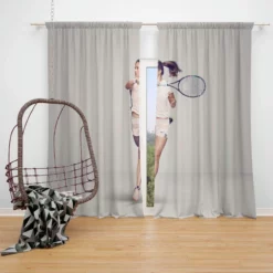 Exellelant Russian Tennis Player Daria Kasatkina Window Curtain