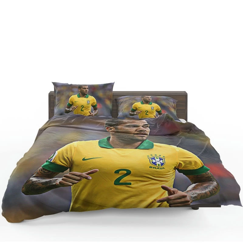 Exellent Football Player Dani Alves Bedding Set