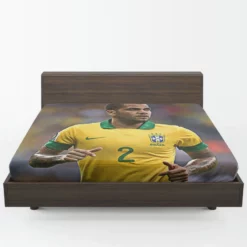 Exellent Football Player Dani Alves Fitted Sheet 1