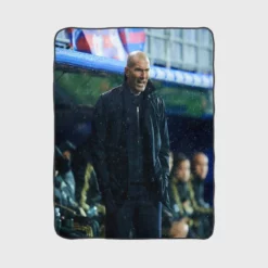 Extraordinary Football Zinedine Zidane Fleece Blanket 1