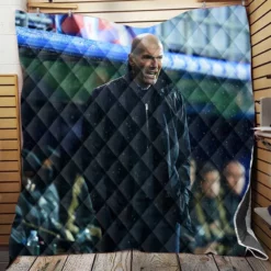 Extraordinary Football Zinedine Zidane Quilt Blanket