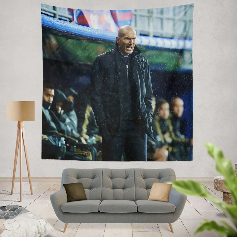 Extraordinary Football Zinedine Zidane Tapestry