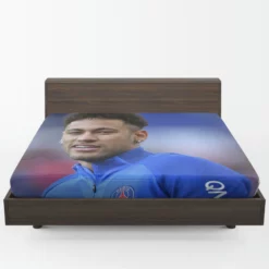 Extraordinary PSG Football Player Neymar Fitted Sheet 1