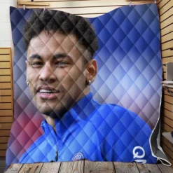 Extraordinary PSG Football Player Neymar Quilt Blanket