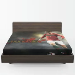 Extraordinary Portugal Cristiano Ronaldo Football Player Fitted Sheet 1