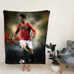 Extraordinary Portugal Cristiano Ronaldo Football Player Fleece Blanket