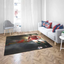 Extraordinary Portugal Cristiano Ronaldo Football Player Rug 2