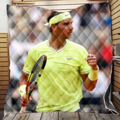 Extraordinary Tennis Player Rafael Nadal Quilt Blanket