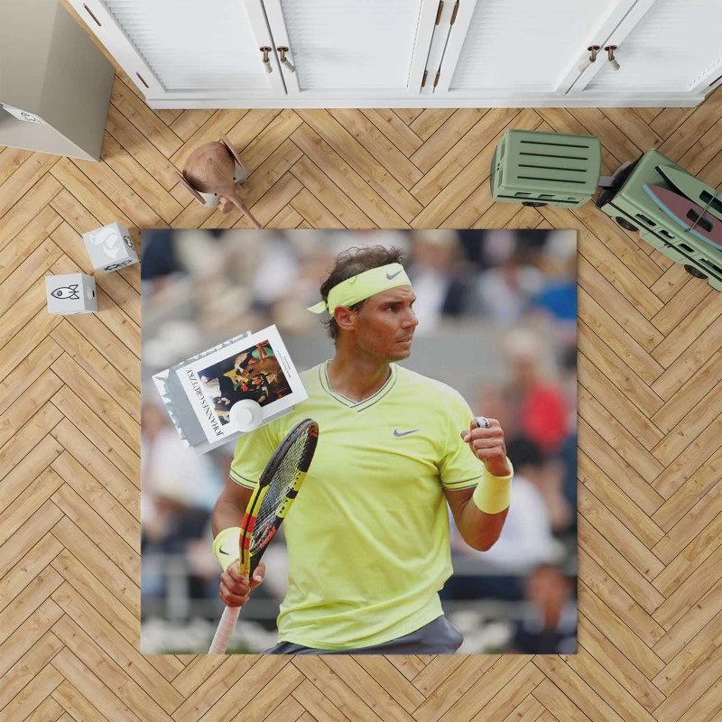 Extraordinary Tennis Player Rafael Nadal Rug